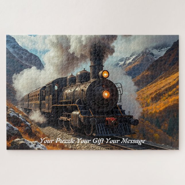 Puzzle Vapeur au-dessus des Highlands : un voyage dans le (Horizontal)