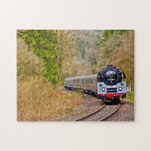 Puzzle Vapeur Locomotive Maine.