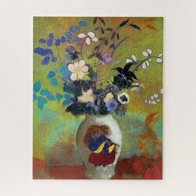 Puzzle Vase au Guerrier Japonais (Vertical)