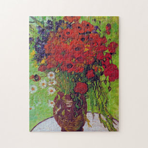 Puzzle Vase avec Cornflowers et Poppies, Van Gogh