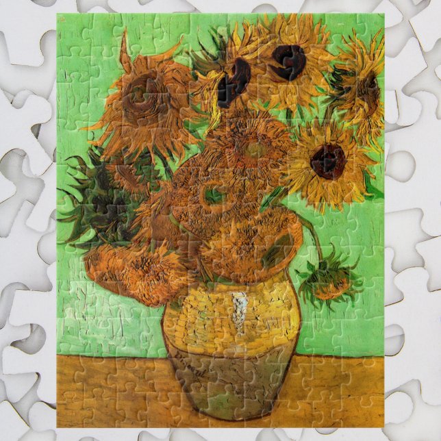 Puzzle Vase avec douze tournesols par Vincent van Gogh (Créateur téléchargé)