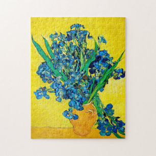 Puzzle Vase avec Irises, Van Gogh