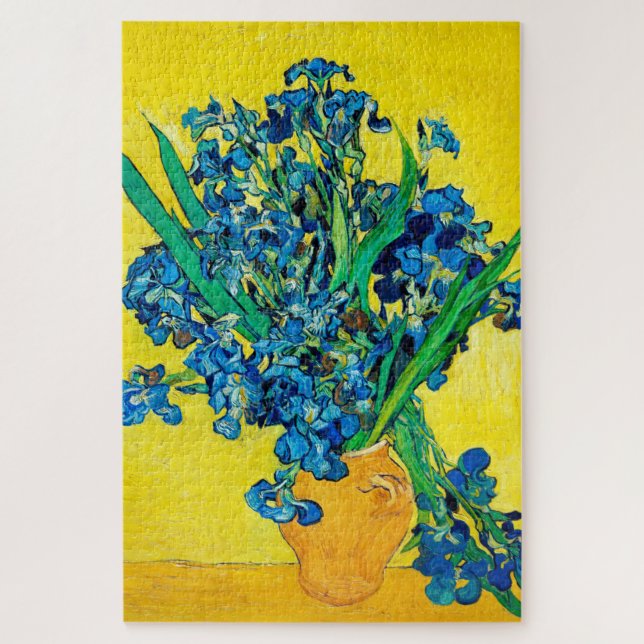 Puzzle Vase avec Irises, Van Gogh (Vertical)