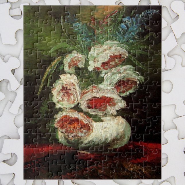 Puzzle Vase avec pivoines par Vincent van Gogh (Créateur téléchargé)