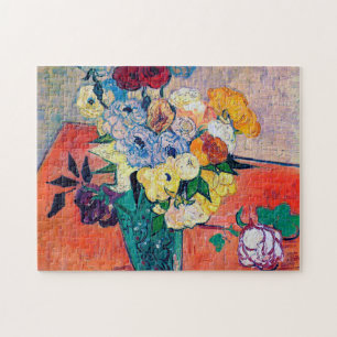 Puzzle Vase avec Roses et Anemones, Van Gogh