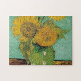 Puzzle Vase avec trois tournesols, Vincent van Gogh
