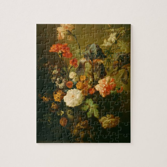 Puzzle Vase de fleurs avant janvier van Huysum (Vertical)