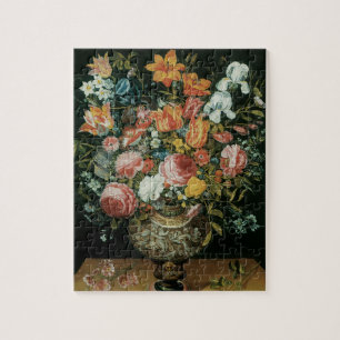Puzzle Vase de fleurs de style baroque vintage