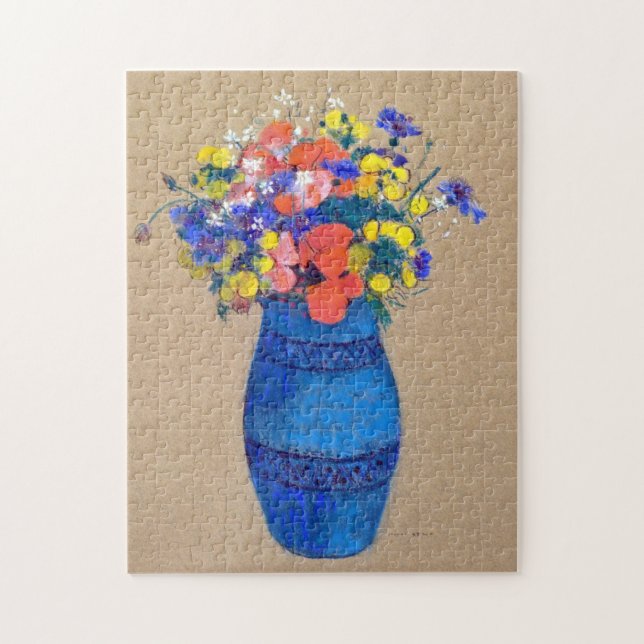 Puzzle Vase de fleurs, Redon (Vertical)