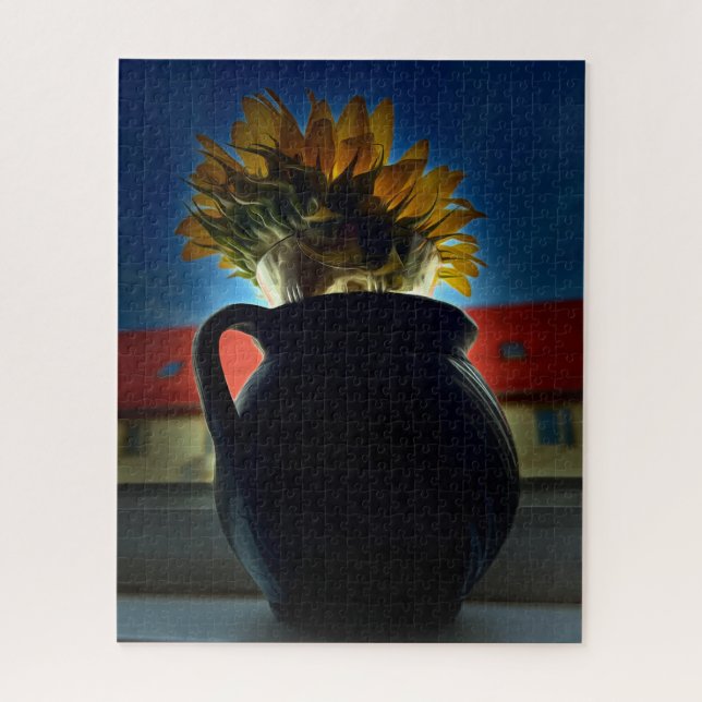 Puzzle Vase de tournesol (Vertical)