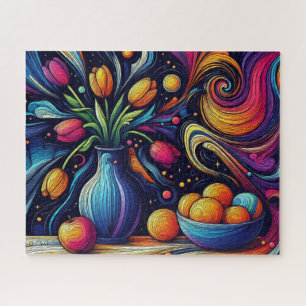 Puzzle Vase de tulipes