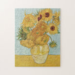 Puzzle Vase de Vincent van Gogh avec douze tournesols<br><div class="desc">Vase de Vincent van Gogh avec douze tournesols (1888-1889)</div>