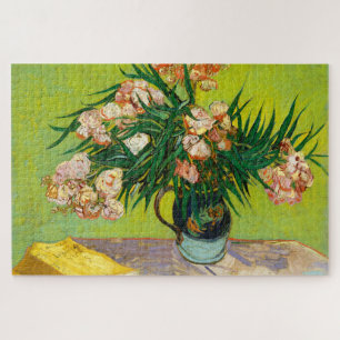 Puzzle Vase de Vincent Van Gogh avec oleandres et livres