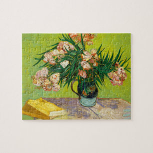 Puzzle Vase de Vincent Van Gogh avec oleandres et livres