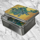 Puzzle Vase Still Life avec Irises par Vincent van Gogh<br><div class="desc">Still Life : Vase with Irises Against a Yellow Arrière - plan by Vincent van Gogh est un post impressionnisme vintage d'art encore vie peinture de nature florale. Un magnifique bouquet de belles fleurs d'iris à barbe violet d'un jardin de printemps dans un vase. Classic Country couleurs à la française...</div>