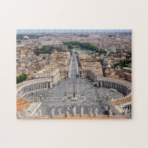 Puzzle Vatican, Italie : vue aérienne de la place Saint-P