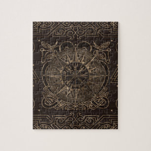 Puzzle Végétarienne - Ornement de boussole viking