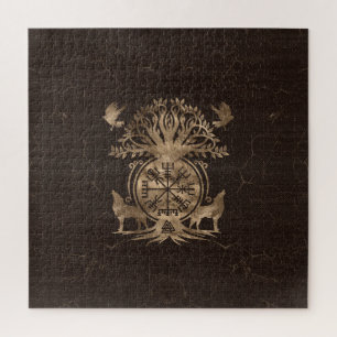 Puzzle Végétarienne - Ornement de boussole viking