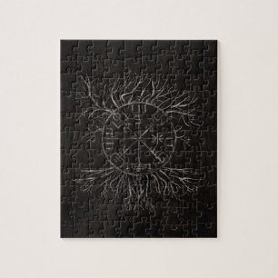Puzzle Vegvisir et arbre de la vie Yggdrasil