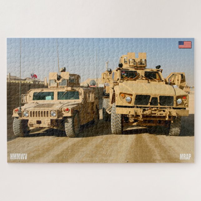 Puzzle VÉHICULE MRAP AMÉRICAIN (20x30 pouces) (Horizontal)