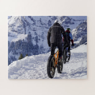 Puzzle Vélos à neige gros pneus Vélos de montagne Vélos C