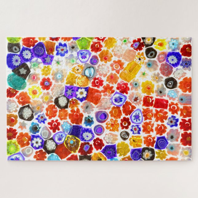 Puzzle VÉNÉTIAN FLORA GLASS 20x30 POUCES (Horizontal)