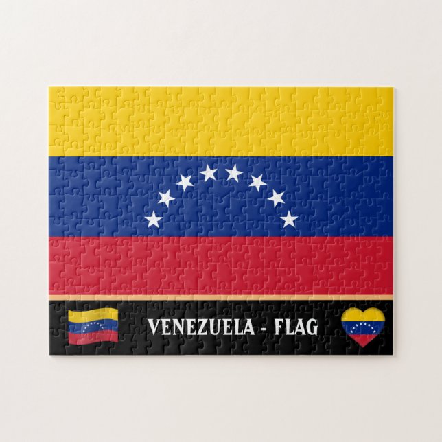 Puzzle Venezuela Drapeau & Venezuela / Venezuela (Horizontal)