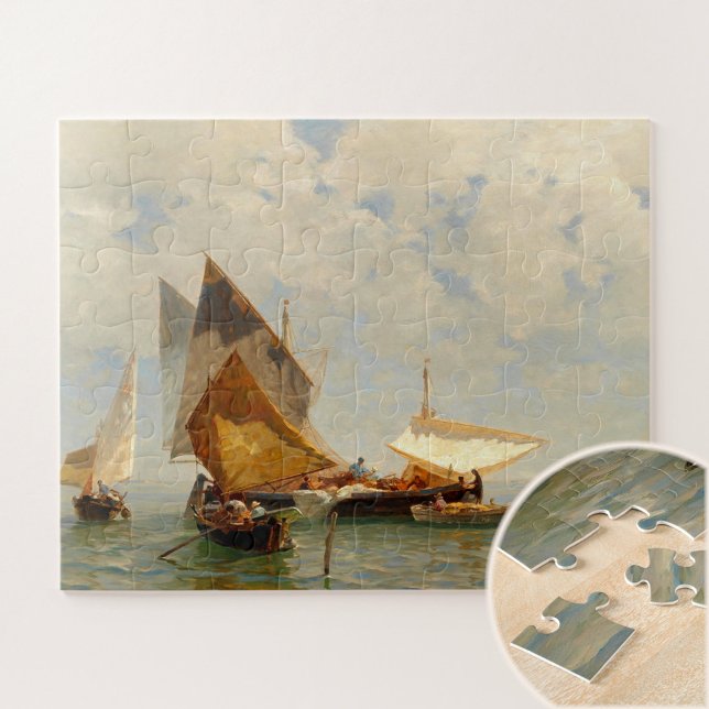 Puzzle Venice, fisherboat in the lagoon (Créateur téléchargé)
