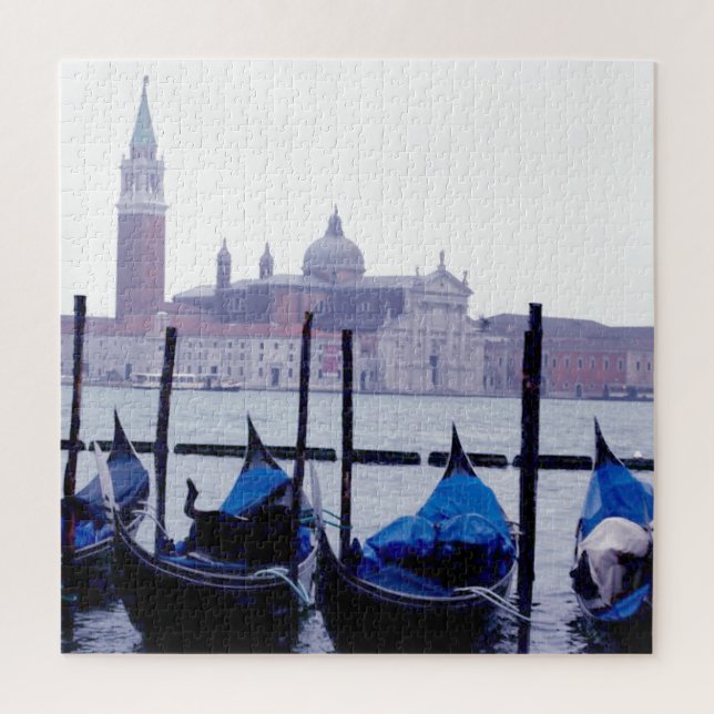 Puzzle Venice Italie Voyage Grand Canal Gondolas (Vertical)