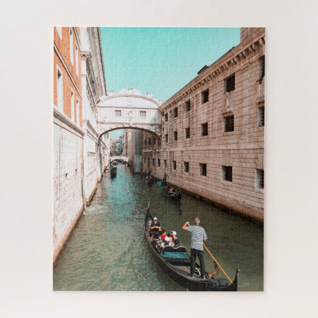 Puzzle Venise avec gondole (Vertical)