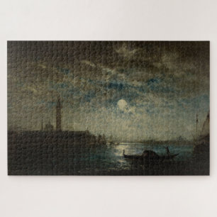 Puzzle Venise et le Campanile au Clair de Lune
