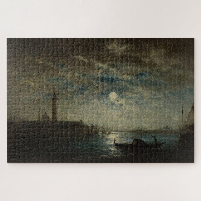Puzzle Venise et le Campanile au Clair de Lune (Horizontal)