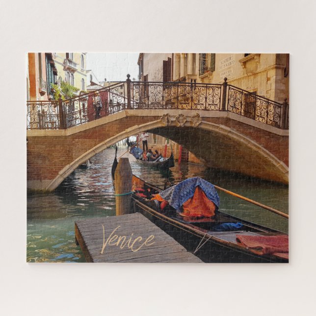 Puzzle Venise Italie Canal Voyage en bateau (Horizontal)