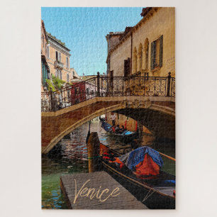 Puzzle Venise Italie Pont Canal Voyage en bateau