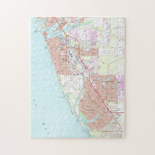 Puzzle Venise la Floride Map (1973)
