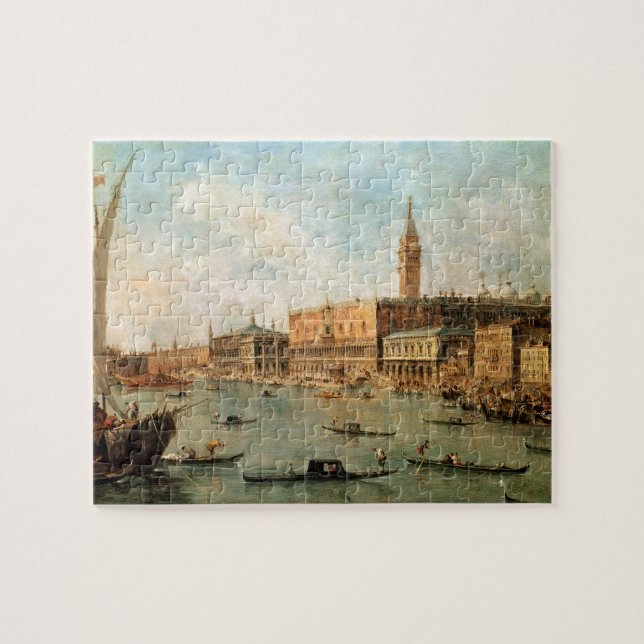 Puzzle Venise : Le Palais des Doges et le Molo du Ba (Horizontal)