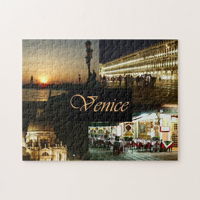 Puzzle Venise par nuit (Horizontal)