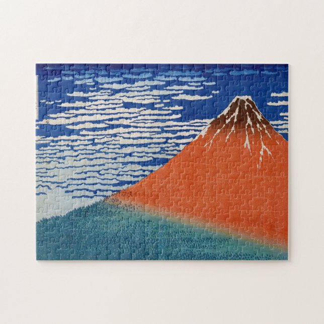 Puzzle Vent du sud, temps clair, 1830-1833 par Hokusai (Horizontal)