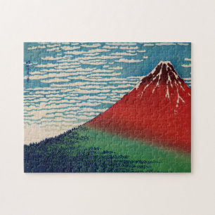 Puzzle Vent fin du Mont Fuji, clair matin par Katsushika