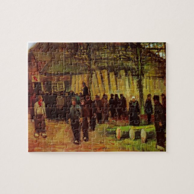 Puzzle Vente de bois par Vincent van Gogh (Horizontal)
