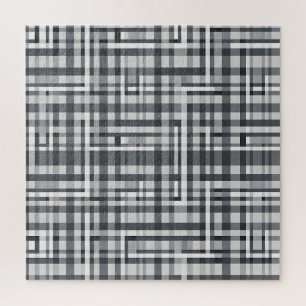 Puzzle Vérification de motif géométrique en pixel monochr