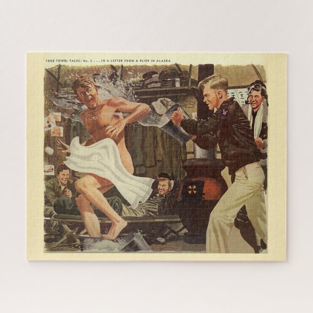 Puzzle Véritable Tales de Serviettes No 2 de 6 (Horizontal)