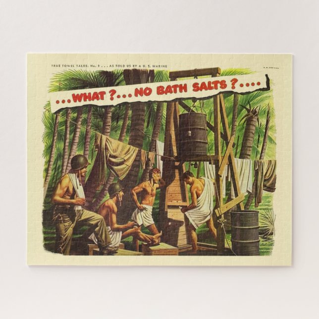 Puzzle Véritable Tales de Serviettes No 3 de 6 (Horizontal)