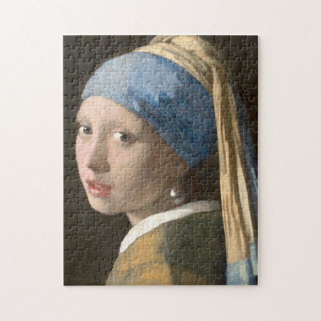 Puzzle Vermeer, fille avec une oreille perle - Art (Vertical)