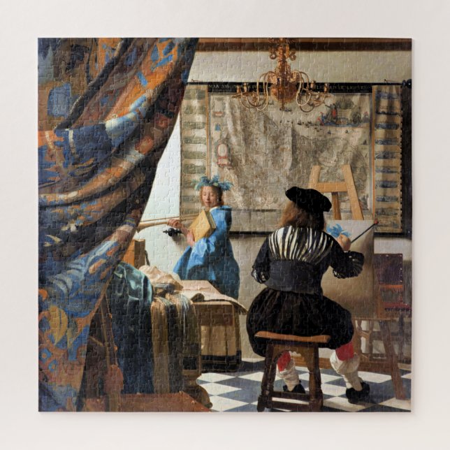 Puzzle Vermeer - L'art de la peinture (Vertical)