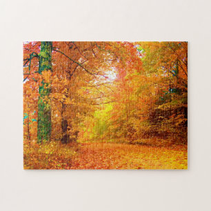 Puzzle Vermont Autumn Nature Paysage