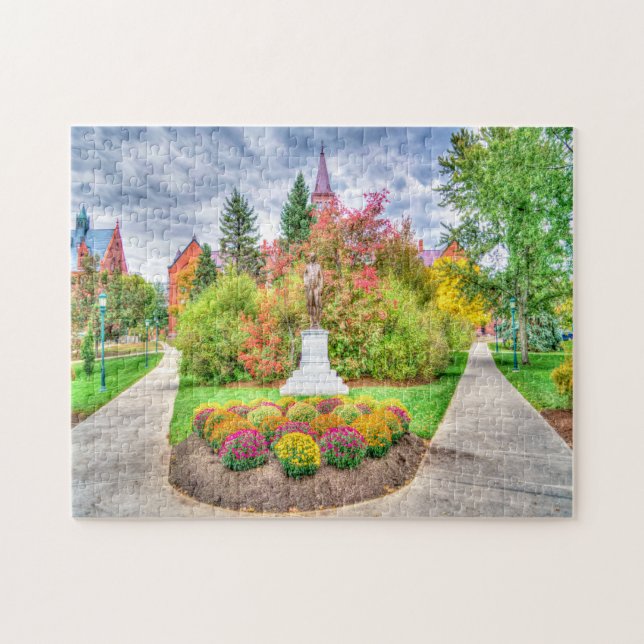 Puzzle Vermont en automne. (Horizontal)