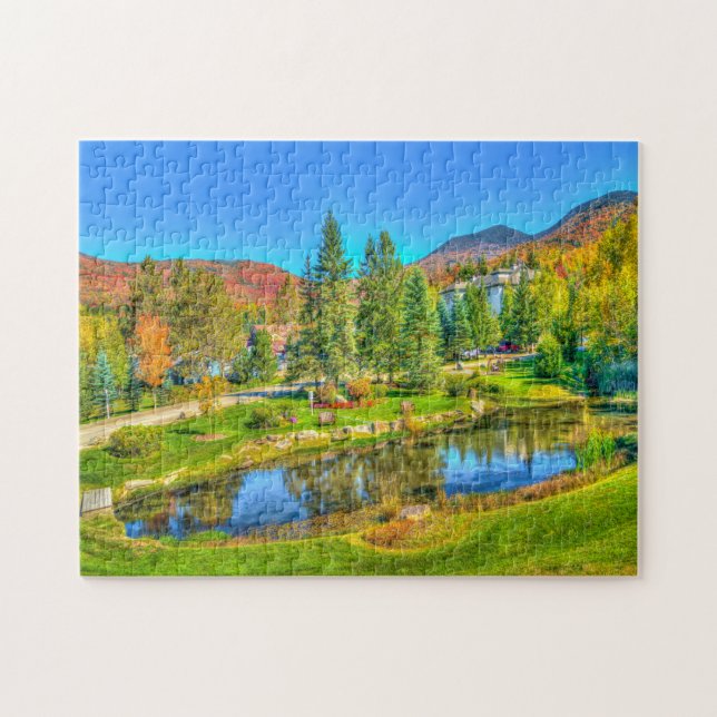 Puzzle Vermont Stowe. (Horizontal)