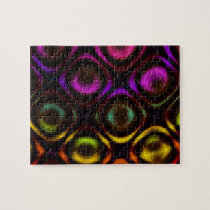 Puzzle Verre Arc-en-ciel Fractal Art