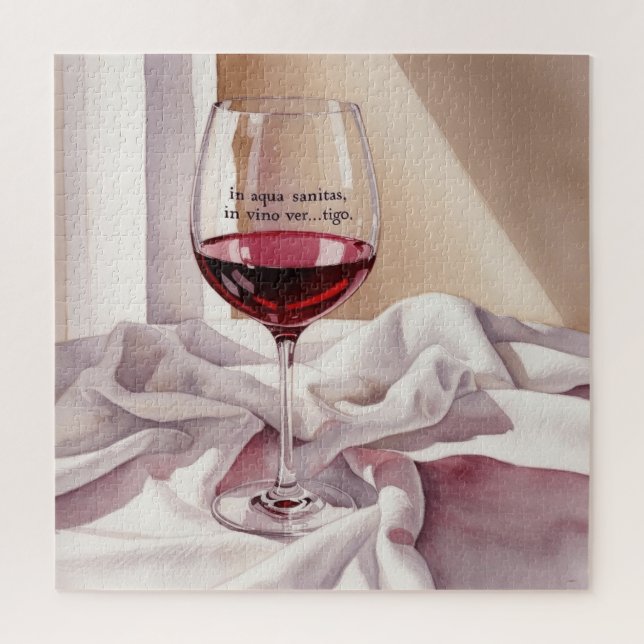 Puzzle Verre de vin (Vertical)